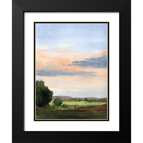 Skylight I Black Modern Wood Framed Art Print with Double Matting by Munger, Pamela