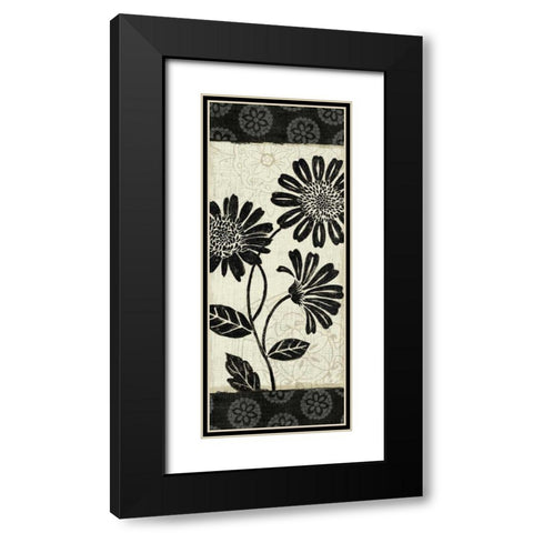 Influence IV Black Modern Wood Framed Art Print with Double Matting by Brissonnet, Daphne