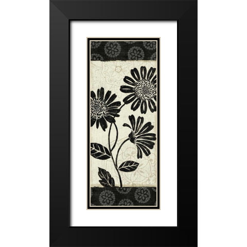 Influence IV Black Modern Wood Framed Art Print with Double Matting by Brissonnet, Daphne