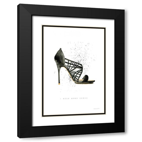 Stiletto Style I Black Modern Wood Framed Art Print with Double Matting by Charro, Mercedes Lopez
