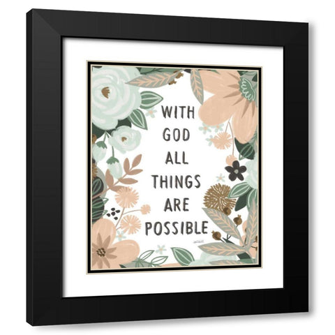 Trust In The Lord II Black Modern Wood Framed Art Print with Double Matting by Tavoletti, Anne