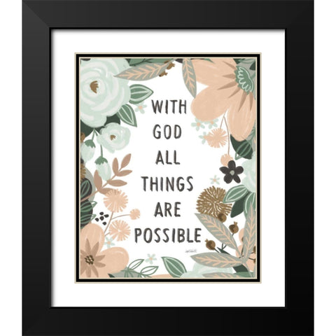 Trust In The Lord II Black Modern Wood Framed Art Print with Double Matting by Tavoletti, Anne