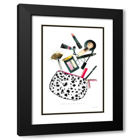 Make it Up I Black Modern Wood Framed Art Print with Double Matting by Charro, Mercedes Lopez