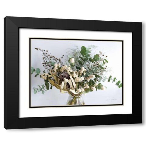 Eucalyptus Arrangement Black Modern Wood Framed Art Print with Double Matting by Catterall, Elise