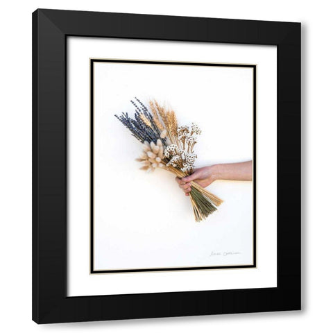 Gift of Autumn Black Modern Wood Framed Art Print with Double Matting by Catterall, Elise
