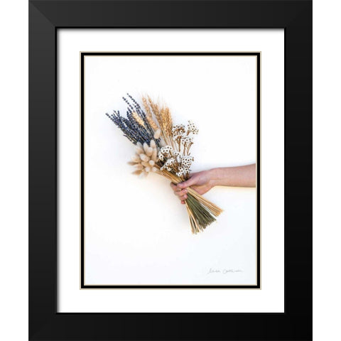 Gift of Autumn Black Modern Wood Framed Art Print with Double Matting by Catterall, Elise