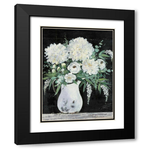 Late Summer Bouquet I Black Crop Black Modern Wood Framed Art Print with Double Matting by Purinton, Julia