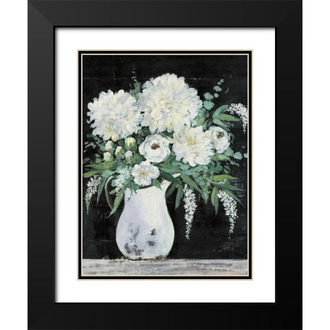 Late Summer Bouquet I Black Crop Black Modern Wood Framed Art Print with Double Matting by Purinton, Julia
