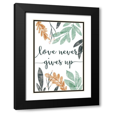 Sage Sayings III Black Modern Wood Framed Art Print with Double Matting by Thorns, Becky