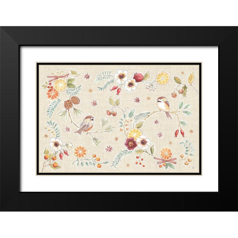 Winter Spice I Black Modern Wood Framed Art Print with Double Matting by Brissonnet, Daphne