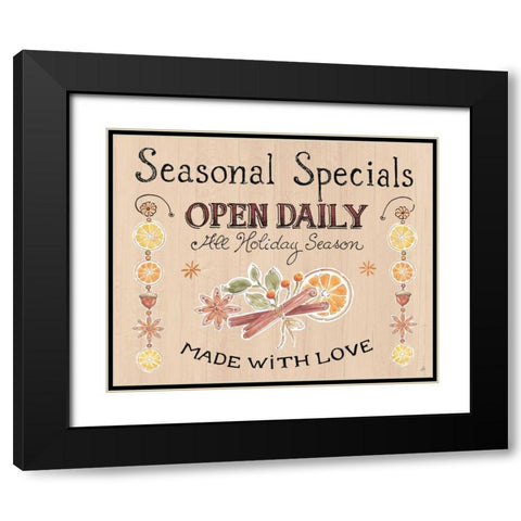 Winter Spice VII Black Modern Wood Framed Art Print with Double Matting by Brissonnet, Daphne