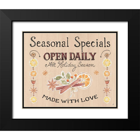 Winter Spice VII Black Modern Wood Framed Art Print with Double Matting by Brissonnet, Daphne