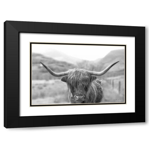 Scottish Highland Cattle III Neutral Crop Black Modern Wood Framed Art Print with Double Matting by Majchrowicz, Alan