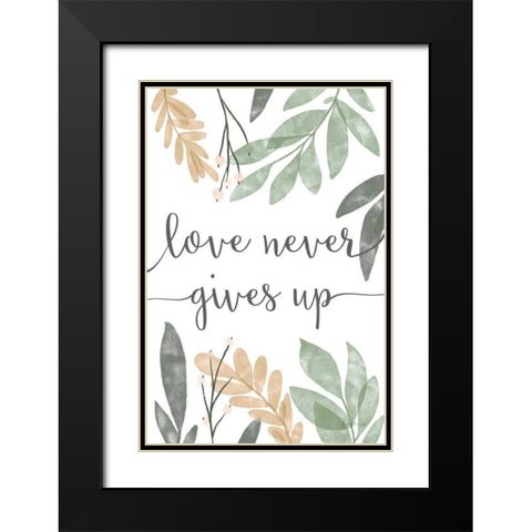 Sage Sayings III Neutral Black Modern Wood Framed Art Print with Double Matting by Thorns, Becky