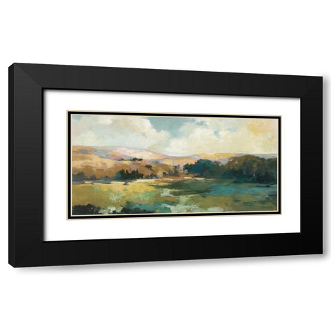 Daybreak Valley Neutral Crop Black Modern Wood Framed Art Print with Double Matting by Purinton, Julia