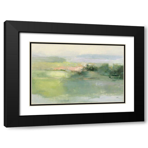 Gentle World Black Modern Wood Framed Art Print with Double Matting by Purinton, Julia