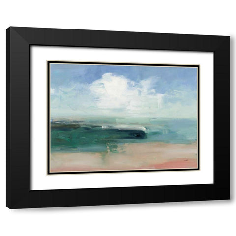 Big Clouds from the Shore Black Modern Wood Framed Art Print with Double Matting by Purinton, Julia