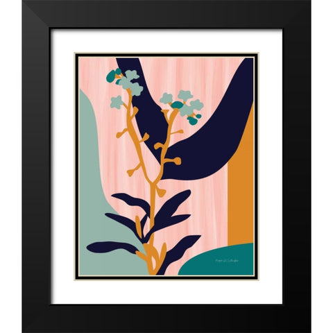 Dont Forget Me Black Modern Wood Framed Art Print with Double Matting by Gallagher, Megan