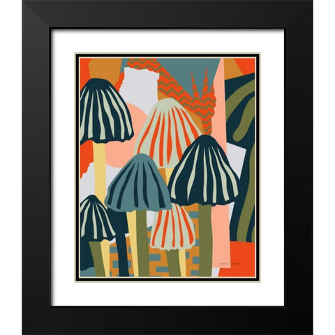 Life Circle Black Modern Wood Framed Art Print with Double Matting by Gallagher, Megan