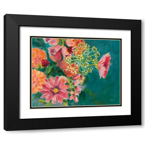 June in Bloom Black Modern Wood Framed Art Print with Double Matting by Schlabach, Sue