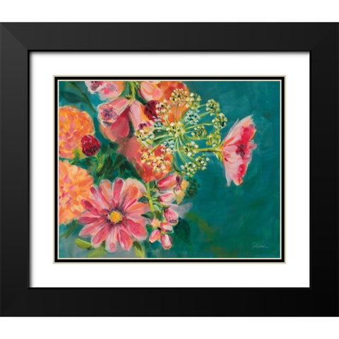June in Bloom Black Modern Wood Framed Art Print with Double Matting by Schlabach, Sue