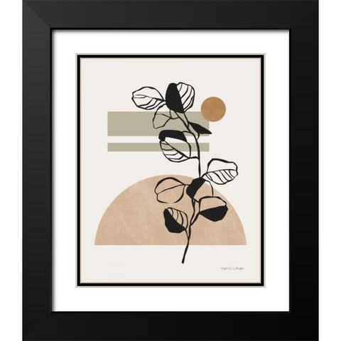 Scandi Farmhouse II Black Modern Wood Framed Art Print with Double Matting by Gallagher, Megan