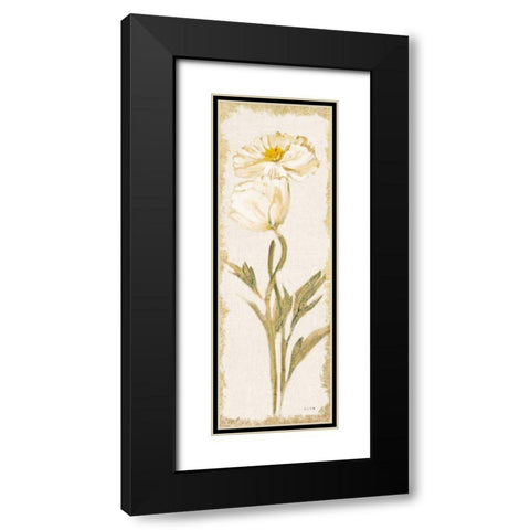 Cosmo Panel Light Black Modern Wood Framed Art Print with Double Matting by Blum, Cheri
