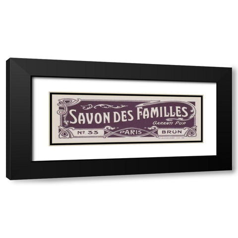 Art Nouveau II Black Modern Wood Framed Art Print with Double Matting by Wild Apple Portfolio
