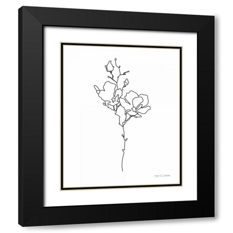 Potted Beauty III Black Modern Wood Framed Art Print with Double Matting by Gallagher, Megan