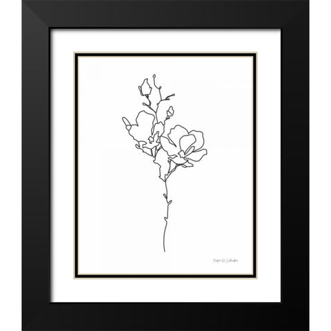 Potted Beauty III Black Modern Wood Framed Art Print with Double Matting by Gallagher, Megan