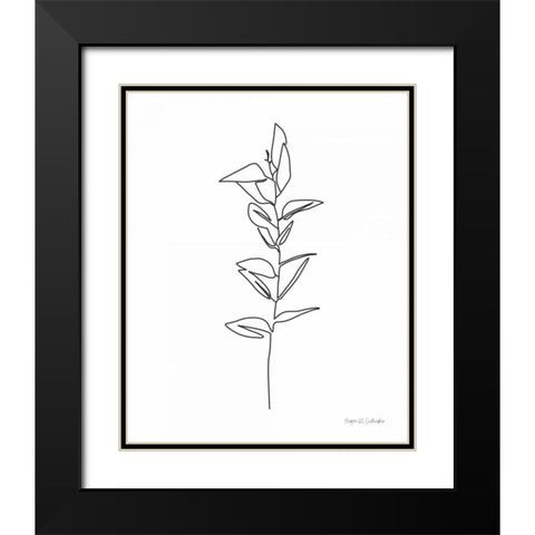 Potted Beauty IV Black Modern Wood Framed Art Print with Double Matting by Gallagher, Megan