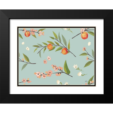 Sweet Life Step 01 Black Modern Wood Framed Art Print with Double Matting by Penner, Janelle
