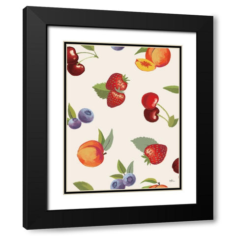 Sweet Life Step 05 Black Modern Wood Framed Art Print with Double Matting by Penner, Janelle