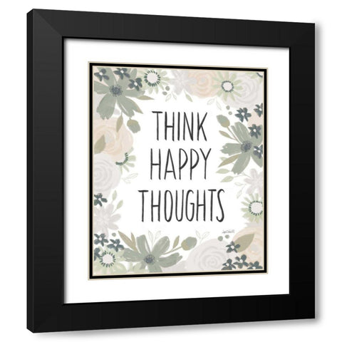 Happy Thoughts IV Black Modern Wood Framed Art Print with Double Matting by Tavoletti, Anne
