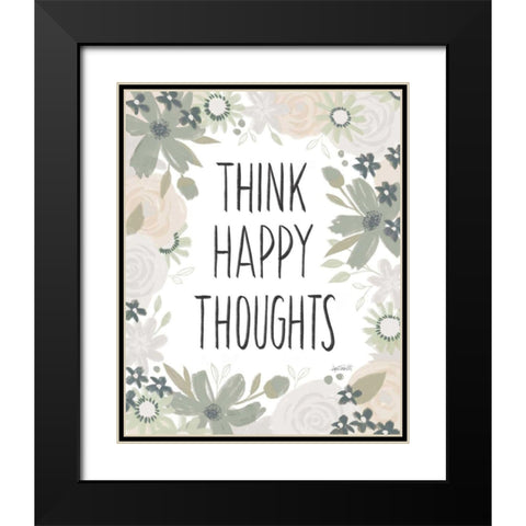 Happy Thoughts IV Black Modern Wood Framed Art Print with Double Matting by Tavoletti, Anne