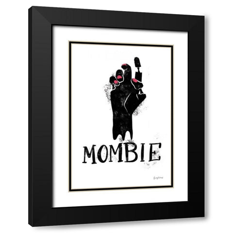 Sophisticated Spooky XI Black Modern Wood Framed Art Print with Double Matting by Thorns, Becky