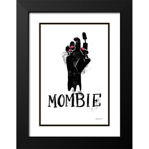 Sophisticated Spooky XI Black Modern Wood Framed Art Print with Double Matting by Thorns, Becky