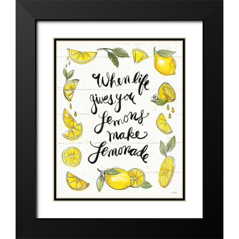 Lemonade Stand VIII Black Modern Wood Framed Art Print with Double Matting by Tavoletti, Anne