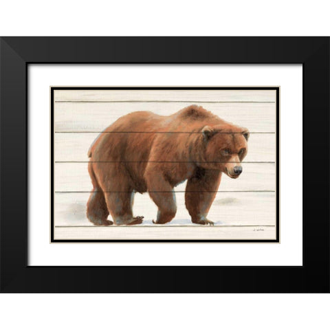 Northern Wild I on Wood Black Modern Wood Framed Art Print with Double Matting by Wiens, James