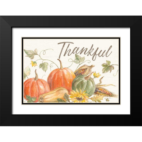 Happy Harvest I Black Modern Wood Framed Art Print with Double Matting by Vassileva, Silvia