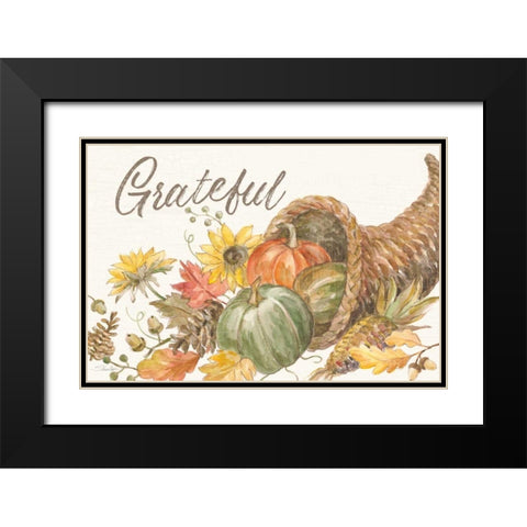 Happy Harvest II Black Modern Wood Framed Art Print with Double Matting by Vassileva, Silvia