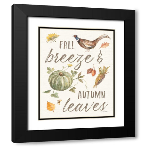 Happy Harvest V Black Modern Wood Framed Art Print with Double Matting by Vassileva, Silvia