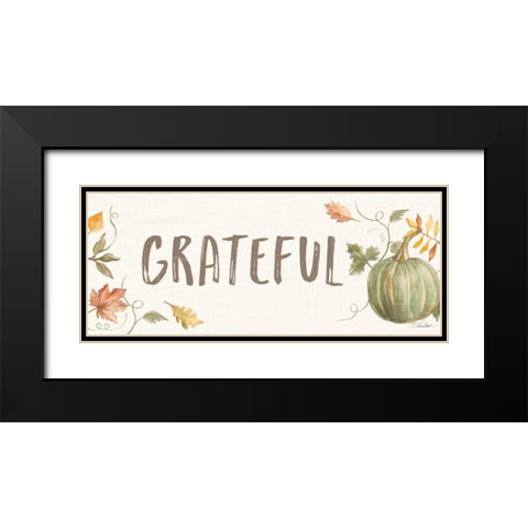 Happy Harvest IX Black Modern Wood Framed Art Print with Double Matting by Vassileva, Silvia