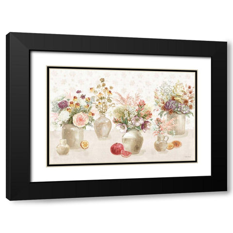 Cottage Charm I Black Modern Wood Framed Art Print with Double Matting by Grove, Beth