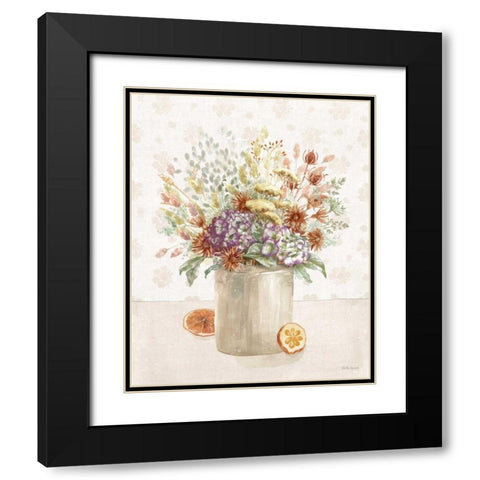 Cottage Charm III Black Modern Wood Framed Art Print with Double Matting by Grove, Beth