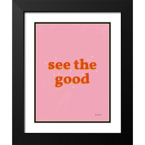 See the Good Crop Black Modern Wood Framed Art Print with Double Matting by Thorns, Becky