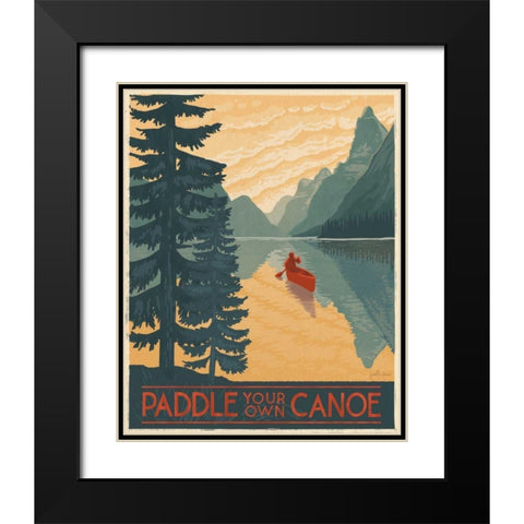 Born to Roam V Black Modern Wood Framed Art Print with Double Matting by Penner, Janelle