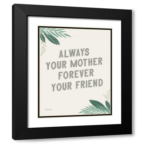Fruity Cocktails Sentiment Black Modern Wood Framed Art Print with Double Matting by Thorns, Becky