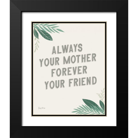 Fruity Cocktails Sentiment Black Modern Wood Framed Art Print with Double Matting by Thorns, Becky