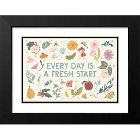 September Sweetness I Black Modern Wood Framed Art Print with Double Matting by Marshall, Laura